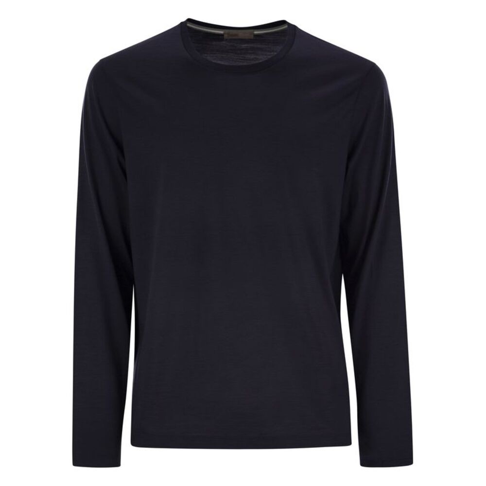 Herno Men Wool Jersey T-Shirt